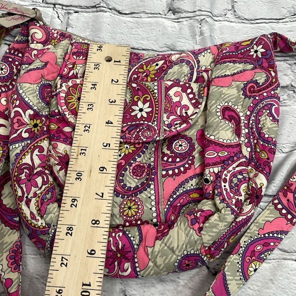 Vera Bradley quilted pink paisley purse crossbody - Picture 10 of 11